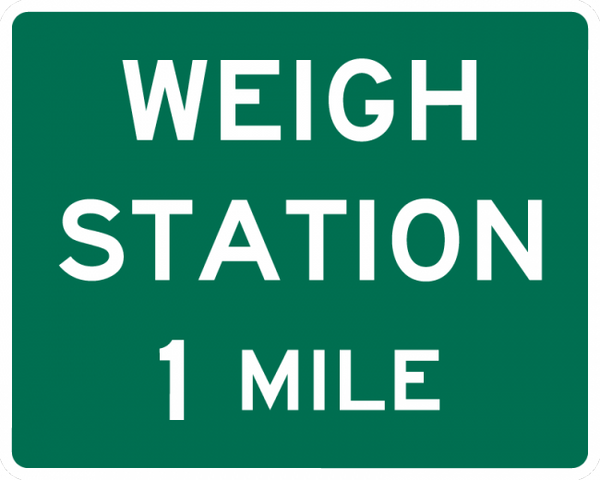 Road Sign US R13 Series Weigh Stations 3D Model 5 Free3D 53 OFF