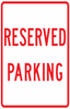 PS-52-Reserved Parking Sign - Municipal Supply & Sign Co.