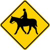 W11-7-Equestrian Sign - Municipal Supply & Sign Co.