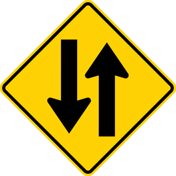 W6-3-Two-Way Traffic Sign – Municipal Supply & Sign Co.